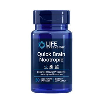 Life Extension Quick Brain Nootropic 30 vegetariánská kapsle