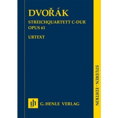 Antonín Dvořák String Quartet In C Major Op. 61 noty pro smyčcový kvartet – Hledejceny.cz