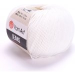Yarn Art příze YarnArt Jeans 01 přírodní – Zboží Dáma