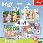 TREFL Bluey a její svět 4v1 12,15,20,24 dílků – Zbozi.Blesk.cz