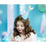 PartyDeco Párty čepičky holoografické s ploutví 6ks 18cm – Zboží Dáma