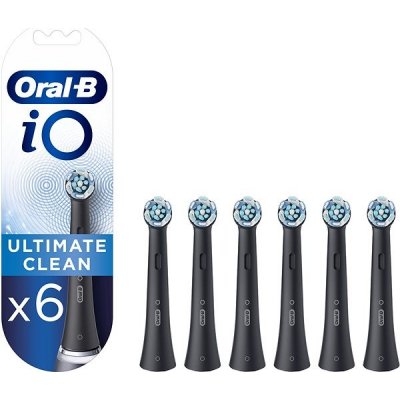 Oral-B iO Ultimate Clean Black 6 ks – Zboží Mobilmania