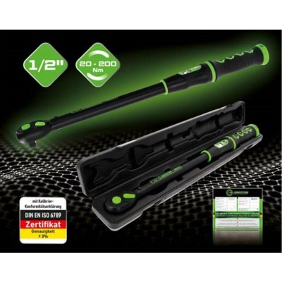 KS Tools momentový klíč s přepínatelnou hlavou 20-200NM 512.0015 – Zboží Dáma