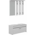 TP Living Předsíňová stěna OPAL III bílá – Zboží Dáma