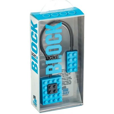 If Block Light Lego Lampička na knihu šedivá – Sleviste.cz