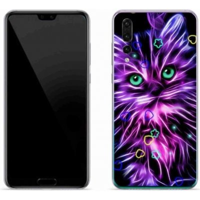 Pouzdro mmCase Gelové Huawei P20 Pro - abstraktní kočka – Zboží Mobilmania