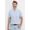 Pánská Košile Tommy Hilfiger bavlněná košile regular s límečkem button-down MW0MW30911 modrá