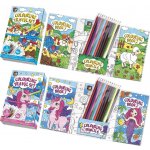 Omalovánky s 12 pastelkami – Zboží Dáma