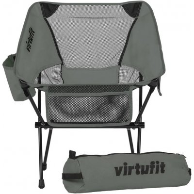 Křeslo VIRTUFIT Camping Chair Compact Šedé – Hledejceny.cz