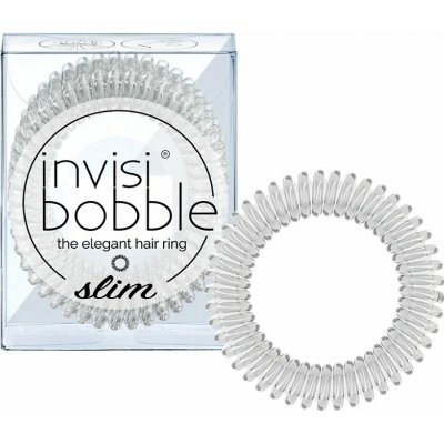 invisibobble Slim gumičky do vlasů 3 ks Crystal Clear 3 ks – Zboží Dáma