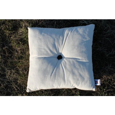futons.cz polštář natural pillow bavlna natural Black 40x40 – Zboží Mobilmania