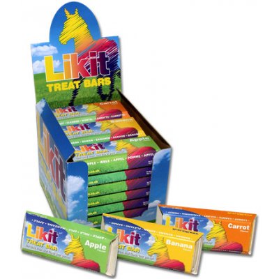 LIKIT Pamlsky pro koně Treat Bar mix mrkev 90 g – Zbozi.Blesk.cz