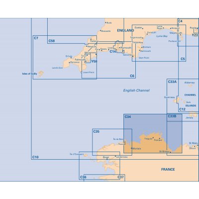 Námořní mapa Imray C34 Cap d´Erquy to Ile de Batz IMC34 – Hledejceny.cz