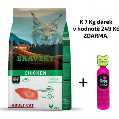 Bravery Cat Adult chicken 7 kg – Hledejceny.cz