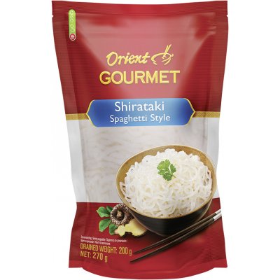 Orient Gourmet Shirataki ve tvaru špaget v nálevu 270 g – Hledejceny.cz