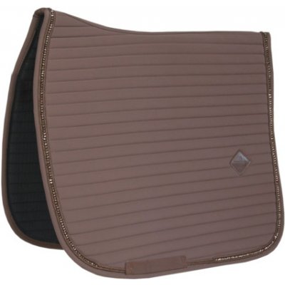 Kentucky Podsedlová dečka Pearls hnědá – Zboží Dáma