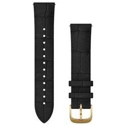 Garmin Quick Release Bands 20 mm, černý, Embossed Italian Leather, zlatá přezka 010-12924-22