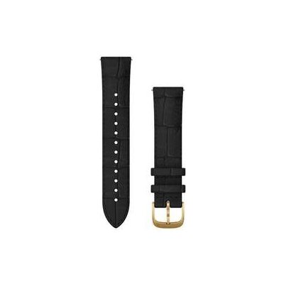 Garmin Quick Release Bands 20 mm, černý, Embossed Italian Leather, zlatá přezka 010-12924-22 – Zbozi.Blesk.cz