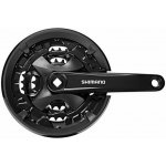 Kliky SHIMANO FC-MT101-L, 170mm, 40-30-22 zubů, černé, s krytem, 9 speed, pro osu čtyřhran – Hledejceny.cz