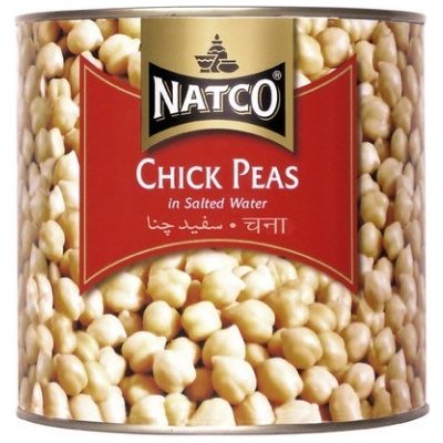 Natco Vařená Cizrna Chick Peas In Salted Water 2.5 kg – Hledejceny.cz
