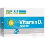 Plus Lékárna Vitamin D3 2000 IU 90 kapslí – Hledejceny.cz