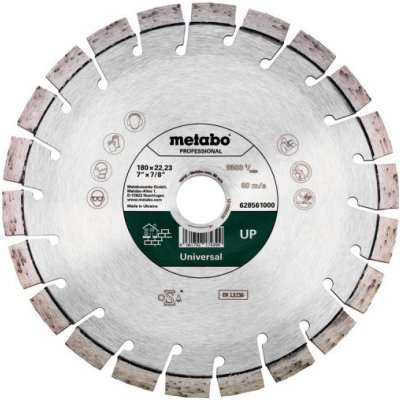 Metabo Diamantový řezný kotouč 180 x 22,23 mm 628561000 – Zboží Dáma