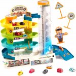 KIK KX5588 Čtyřpatrová garáž dráha 4 auta – Zboží Dáma