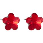 JSB se Swarovski Elements tvar květinka pecky světle červené 713856 lt.siam – Hledejceny.cz
