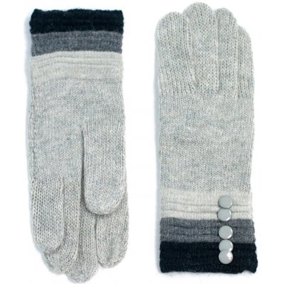 Art of Polo vlněné tříbarevné rukavičky v šedé – Zboží Mobilmania