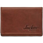 Snickers Workwear Pouzdro na karty Snickers kožené hnědé – Zboží Živě