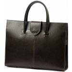 Kožená dámská tmavěhnědá business taška do ruky Camilla no. 778 – Hledejceny.cz