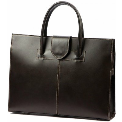 Kožená dámská tmavěhnědá business taška do ruky Camilla no. 778 – Hledejceny.cz