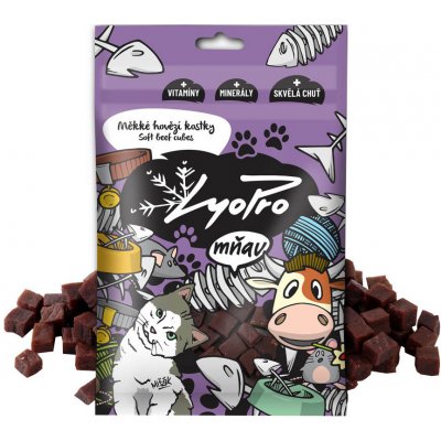 LyoPro CAT Měkké hovězí kostky 70 g – Zboží Mobilmania