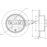 TOMEX Brakes Brzdový kotouč - 286 mm TMX TX 74-15 | Zboží Auto
