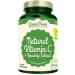 Greenfood Nutrition Natural Vitamin C + Rosehip Extract + Pillbox Gratis 60 kapslí – Hledejceny.cz