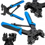 Lisovací kleště na kabely s kompresními konektory BNC RCA F, pro přímé i úhlové konektory – Sleviste.cz