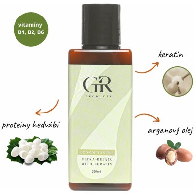 GR keratinový šampon s arganovým olejem 250 ml – Zbozi.Blesk.cz