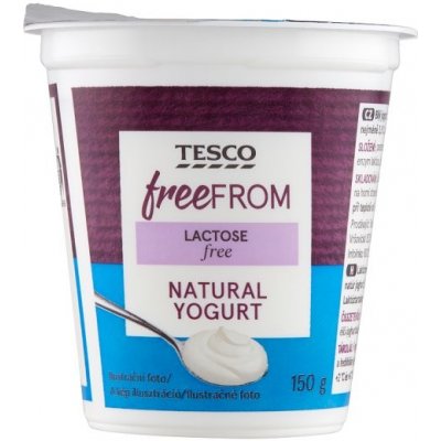 Tesco Free From Bílý jogurt bez laktózy 150 g – Zboží Dáma