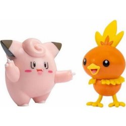 Jazwares Pokémon figurky Torchic + Clefairy