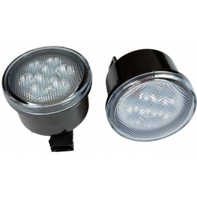 Sada LED blinkrů, Čistý, Přední, Jeep Wrangler JK, serie Crystal – Hledejceny.cz