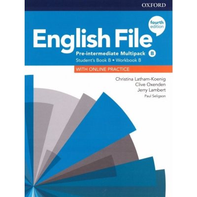 English File Fourth Edition Pre-Intermediate Multipack B with Student Resource Centre Pack – Zboží Mobilmania