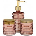 Bathroom Solutions koupelnová sada HUM 3 ks červený – Zboží Mobilmania