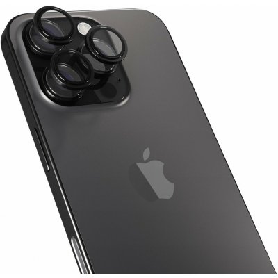 EPICO hliníkové ochranné sklo na čočky fotoaparátu pro iPhone 16 Pro / 16 Pro Max 91012151300004 černá – Zboží Živě