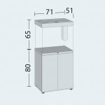 Juwel Lido LED 200 akvarijní set bílý 200 l – Zboží Dáma