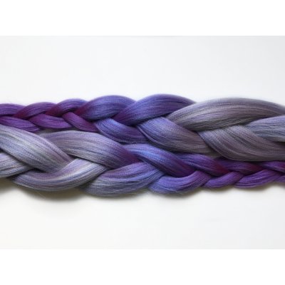 Kanekalon Easy Braid a Miss Rola Barva: 613/L-BLUE/L-PURPLE (light blue-purple shaded, ombré světle modrá-fialová), Značka: Miss Rola – Zboží Dáma