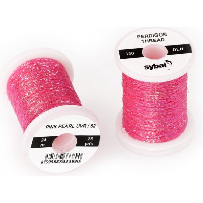 Sybai Lametka Perdigon Thread Pink Pearl UVR – Zboží Mobilmania