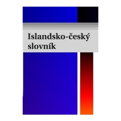 Islandsko -český slovník – Zboží Mobilmania