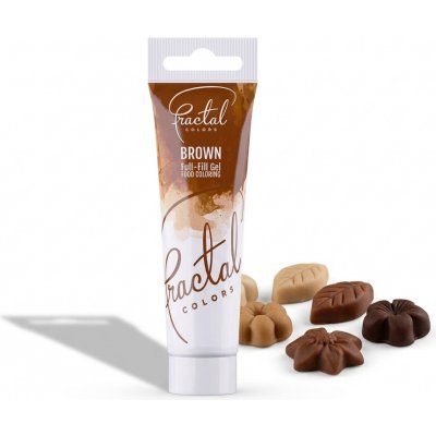 Fractal gelová barva Brown 30 g – Hledejceny.cz