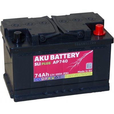 AKU SLI Plus 12V 74Ah 680A AP740 – Zboží Mobilmania