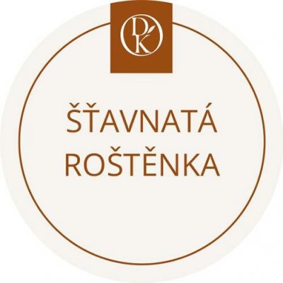Davídkovo koření Etiketa Šťavnatá roštěnka béžová průměr 4,5 cm 1 ks – Sleviste.cz